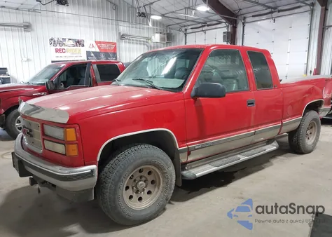 1997 GMC Sierra 1500 Sl Wideside из США, поврежденный, VIN 2GTEK19R9V1556083